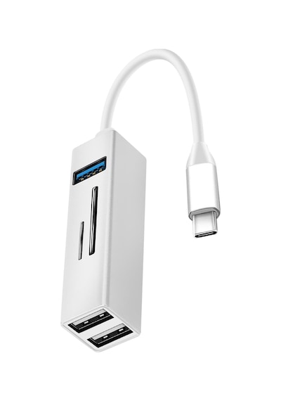 Usb Dönüştürücü 3.0 Hub 5in1 Port Hızlı Aktarım 5gbps Usb Sd Kart Çoğaltıcı Çevirici Cihazı