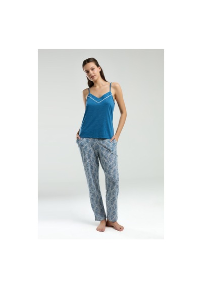 Arnetta Kadın Lacivert 3lü Pijama Takımı Ar3210-s-v1 Lacivert