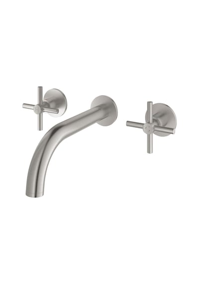 Grohe Atrio 3 Delikli Lavabo Bataryası M-Boyut - 20661DC0 Antrasit