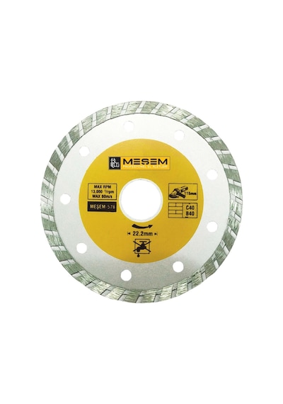 Epilons Meşem Granit Mermer Kesici Elmas Testere 180 Mm