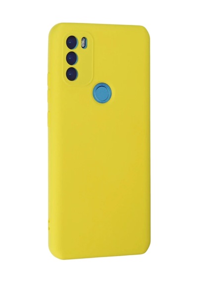 General Mobile Gm 21 Plus Kılıf Nano İçi Kadife Silikon - Sarı 0.2M-Çok Renkli
