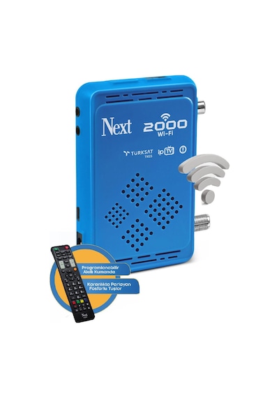 Next 2000 Wi Fi Çanaklı Çanaksız Dijital Full Hd Uydu Alıcısı