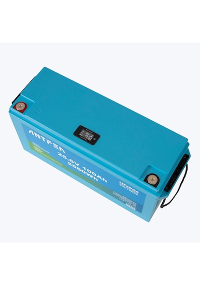 Antfea 25.6v 100ah Abs Lityum Akü Lifepo4 + 200w Esnek Güneş Paneli