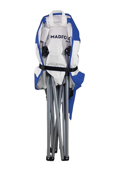 Madfox Moonchair Deluxe Katlanır Kamp Sandalyesi Mavi/gri