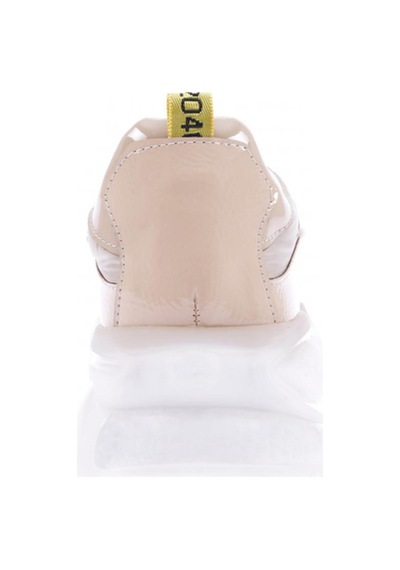 Dgn Es737-22y Kadın Bağcıklı Kalın Taban Sneakers Ayakkabı Nude Kırışık