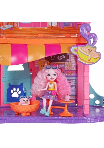 Mey İthalat Enchantimals Şehir Evi Ve Kafe Oyun Seti Hhc18
