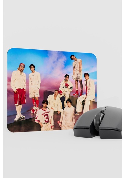 Stray Kids V3 22x18 Gaming Kauçuk Kaymaz Taban Mouse Pad Fare Altlığı
