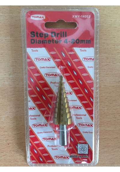 TOMAX KADEMELİ METAL DELİCİ MATKAP UCU - 4 MM - 20 MM ARASI
