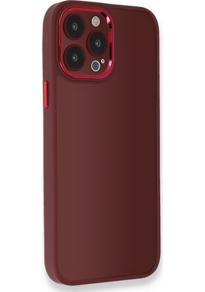 Apple Uyumlu iPhone 14 Pro Max Kılıf Freya Lazer Lens Kamera Çerçeveli Silikon Kapak