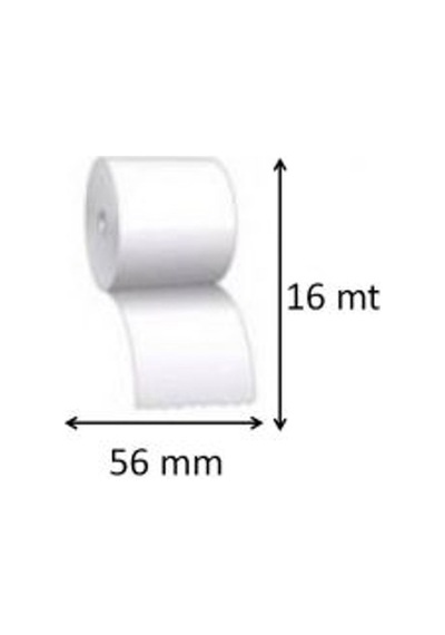 Yazar Kasa Fişi 56 MM x 16 MT Termal / Pos Rulo