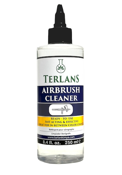 Terlans Airbrush Temizleyici 250 Ml Akrilik Boya Model Boyama İçin Airbrush Cleaner