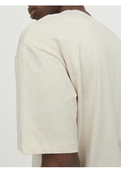 Jack & Jones Jack&Jones Jjebradley Geniş Kesim Tişört 12249319 Bej