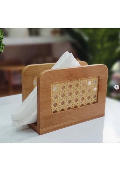 Mien-1176 Bambu Hazeran Peçetelik Ahşap
