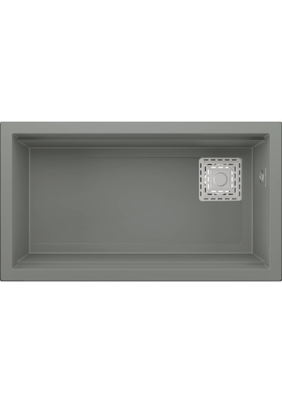 Real Stone Almila 75,5x42,4 Cm Gri Granit Mutfak Eviyesi