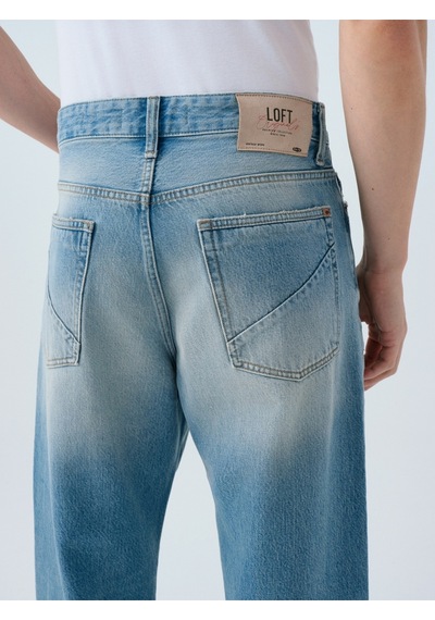 Loose Baggy Fit Erkek Pantolon Denim