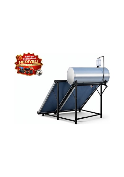 Solar Çift Panelli Güneş Enerjisi Su Isıtma Sistemi Kapalı Devre Basınçlı
