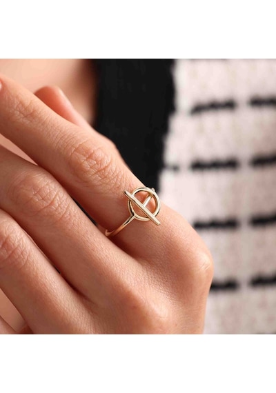 Fine Hermes Yüzük T12887 Renkli
