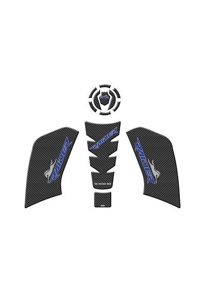 Tvs Raıder 125 2023 - 2024 Uyumlu Tank Pad Set 004 Çok Renkli