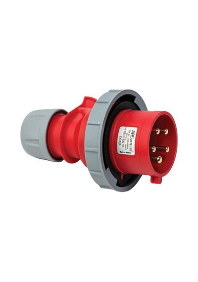 Mete Enerji 5x32a. Ip67 Düz Fiş- Vidalı Bağlı 406112v
