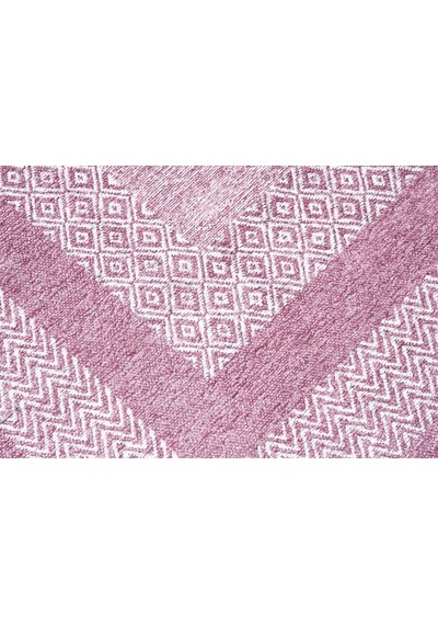 Pembe Modern Yıkanabilir Antibakteriyel Salon Halısı - Yo11543p