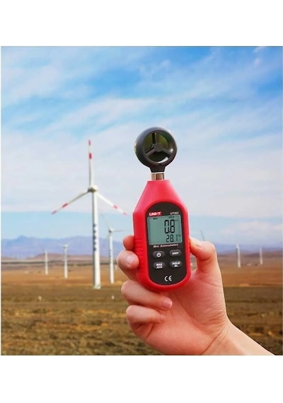Unit Ut363 Mini Dijital Rüzgar Hızı Ölçer Anemometre