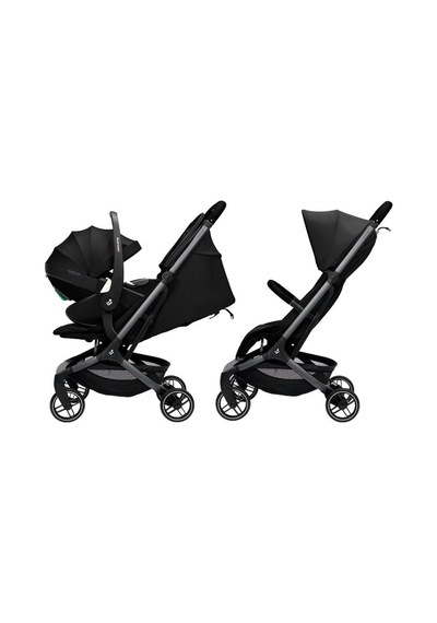 Maxi-Cosi Oxford Cabin Ultra Kompakt Kabin Boy Tek Elle Katlanabilen Bebek Arabası Onyx Black