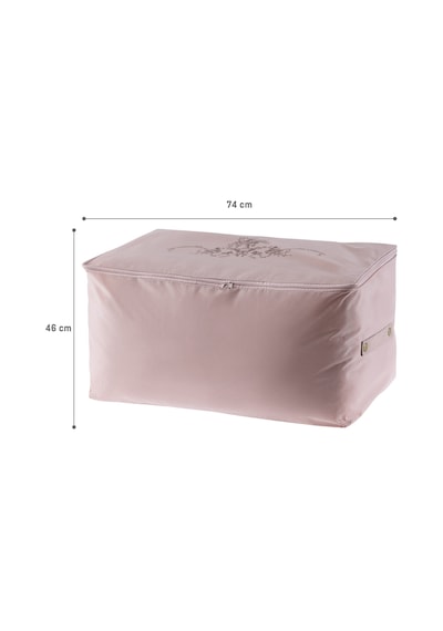 Madame Coco Çiçek Desen Baskılı Hurç - Pudra - 74x46x46 Cm Pudra