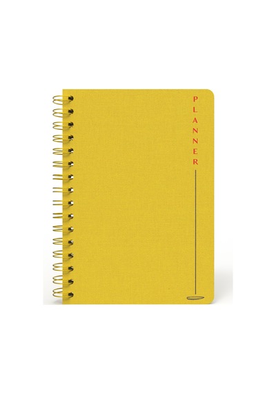 Melimelek Planner Sarı Bez Ciltli - Ceyda Düvenci Diğer