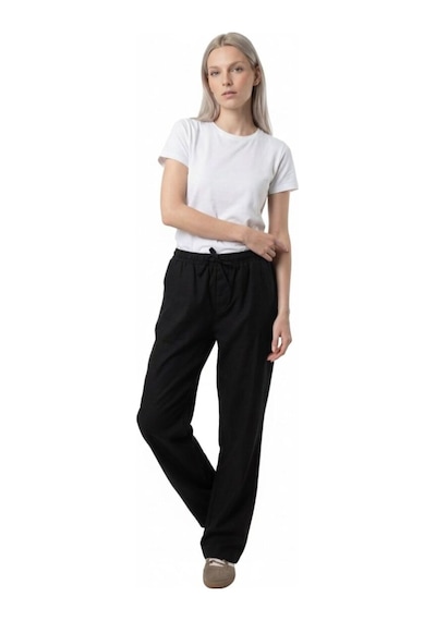 Straight Fit Kadın Pantolon Siyah