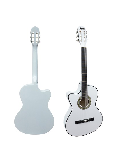 Cg-396wh Solak Klasik Gitar Beyaz Renk Full Set Sap Ayarlı 4/4