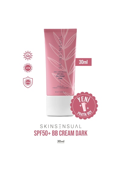 Skin Sensual BB Krem Dark 30ml SPF50 PA++++ | Leke Karşıtı, Aydınlık Cilt Görünümü | UVA/UVB Koruma