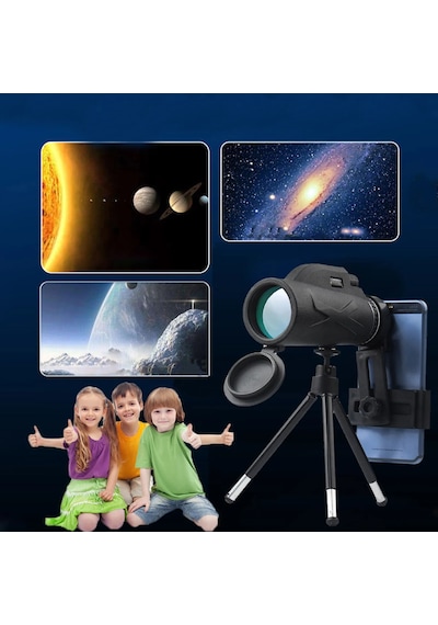 Mds Ultra Hd Monoküler 80x100 Zoomlu Dürbün Tripodlu Telefon Tutacağı