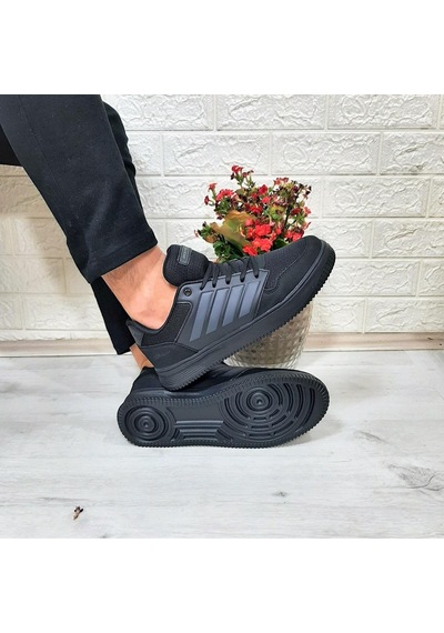 Bestof 074 Siyah-siyah Sneaker Düz Taban Hafif Rahat Spor Çift Ayakkabısı 001 Bestof 074 Siyah-siyah Sneaker Düz Taban Hafif Rahat Spor Çift Ayakkabısı 001