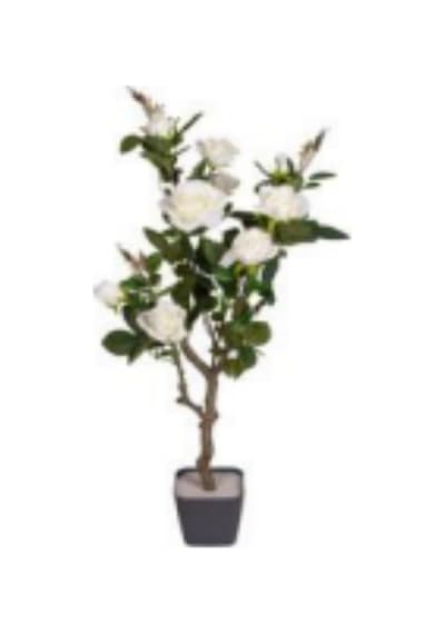 Yapay Ortanca Ağacı 16 Çiçekli Yeşil-beyaz 122 Cm. Çok Renkli