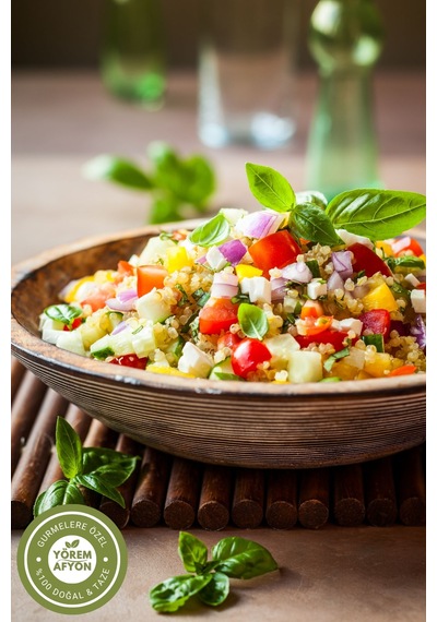 Yörem Afyon Diyetisyen Önerili Glütensiz Yüksek Proteinli Beyaz Kinoa Chenopodium Quinoa 500gr.