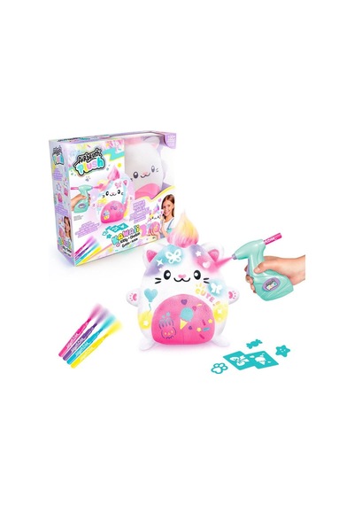 45574 Sun-cnl-hobi Set Aırbrush Peluş Kawaıı Kıtty