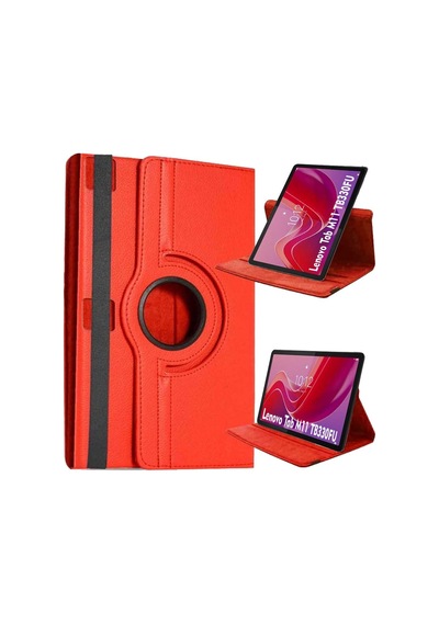 Lenovo Tab M11 Tb330fu Uyumlu Döner Standlı Tablet Kılıfı Dönerli Kılıf