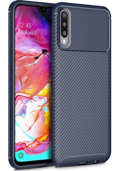 Samsung Galaxy Uyumlu A70 Karbon Görünüm Negro Silikon Kilif 545283881