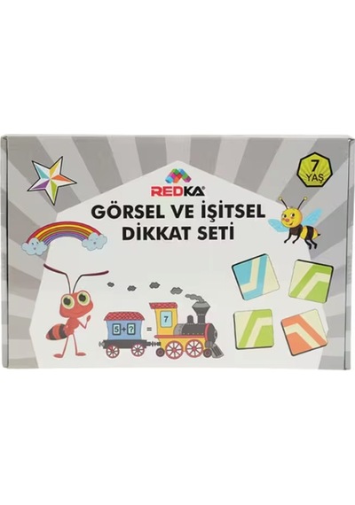 Redka Görsel Ve İşitsel Dikkat Seti 7 Yaş