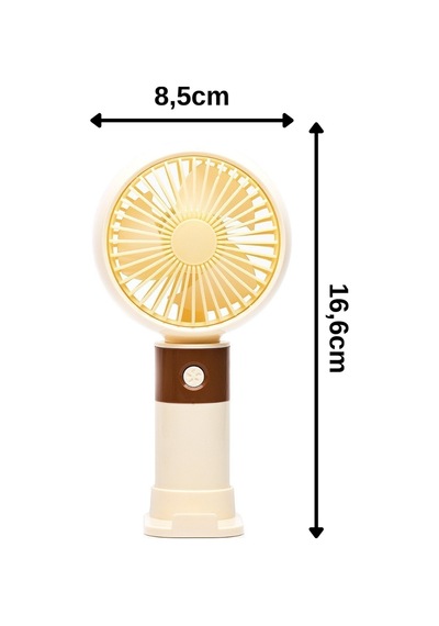 Taşınabililir Mini Usb Şarjlı 3 Kademeli El Masaüstü Vantilatör Fan Soğutucu Ym88214