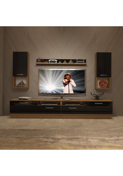 Decoraktiv Trendstyle 5220da Mdf Tv Ünitesi Tv Sehpası Pera - Siyah