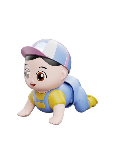 Likeable 0-3 Years Old Baby Q Cute Electric Fun Crawling Doll Guides The Baby To Learn To Crawl Baby Toys-turkuaz2