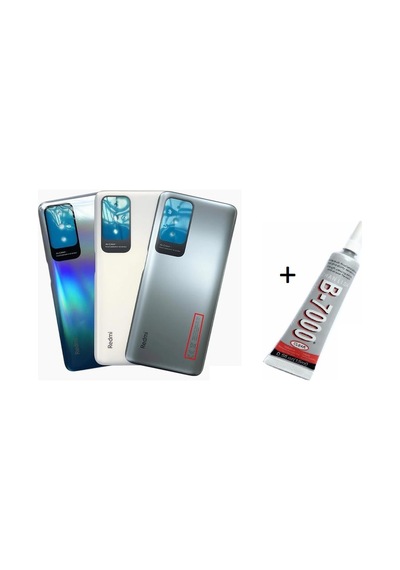 Redmi 10 2022 Arka Batarya Pil Kapağı Beyaz B7000 15 Ml Yapıştırıcı