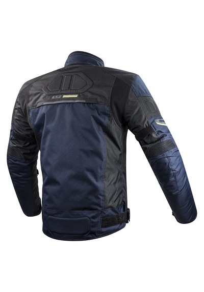 Ls2 Shadow Mavi- Siyah - Neon Sarı 4 Mevsim Motosiklet Montu