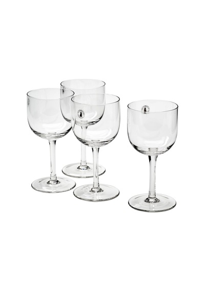 Ikea Stockholm 2025 Şarap Kadehi 32 Cl 4'lü Şeffaf