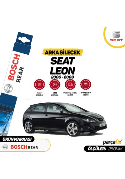 Seat Leon Bosch Rear Arka Silecek 2006-2008