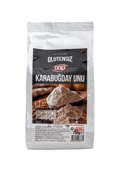 Glutensiz Çiğ Karabuğday Unu 750 Gr 0.25 KG