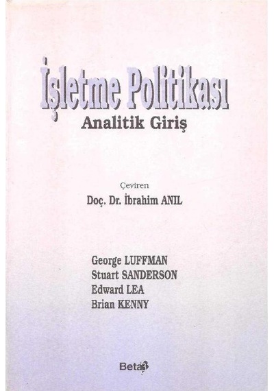 Işletme Politikası Analitik Giriş