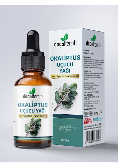 Doğal Tercih Okaliptus Yağı 10 Ml , Katkısız Seyreltilmemiş