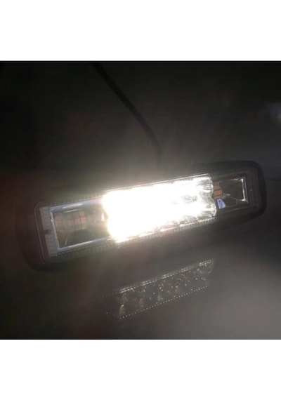 Motosiklet Sis Farı Çakarlı Off Road 10 Led